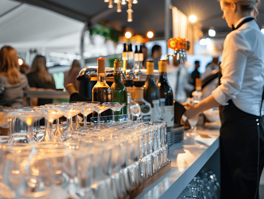 Barservice Hamburg mit professionellem Getränkecatering und Event Aufbau