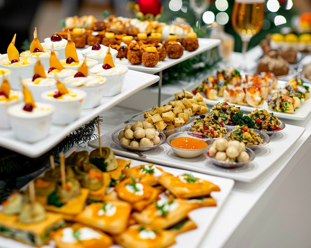 Christmas Basic Firmenweihnachtsfeier von Orange Catering in Hamburg und Umgebung mit Catering, Weihnachtsbar und Eventtechnik