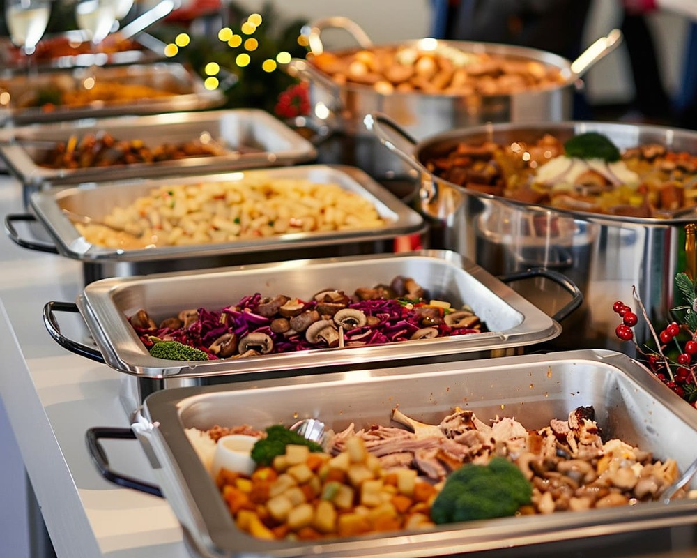 Christmas Basic Firmenweihnachtsfeier von Orange Catering in Hamburg und Umgebung mit Catering, Weihnachtsbar und Eventtechnik