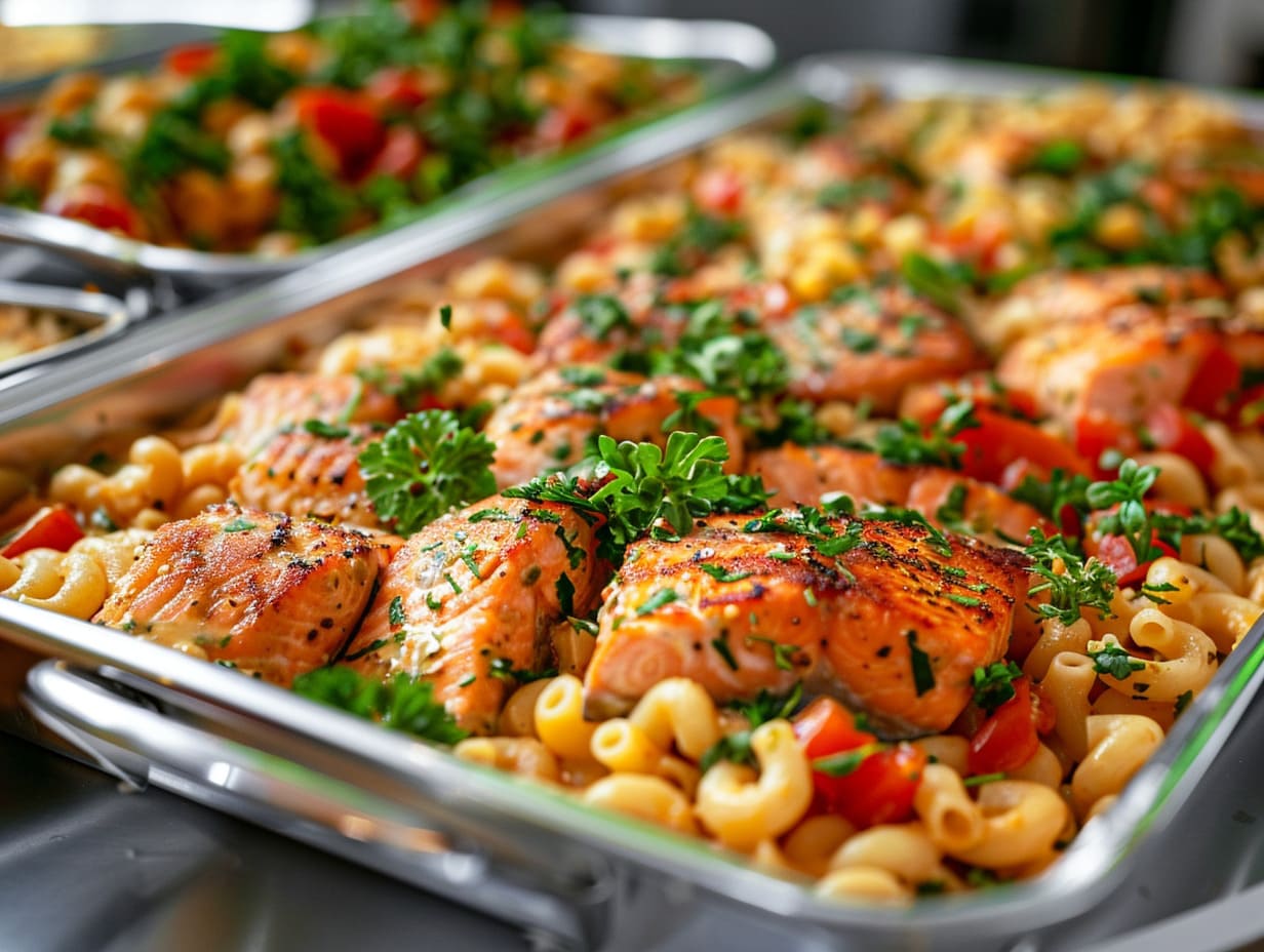 Maccheroni mit Lachs