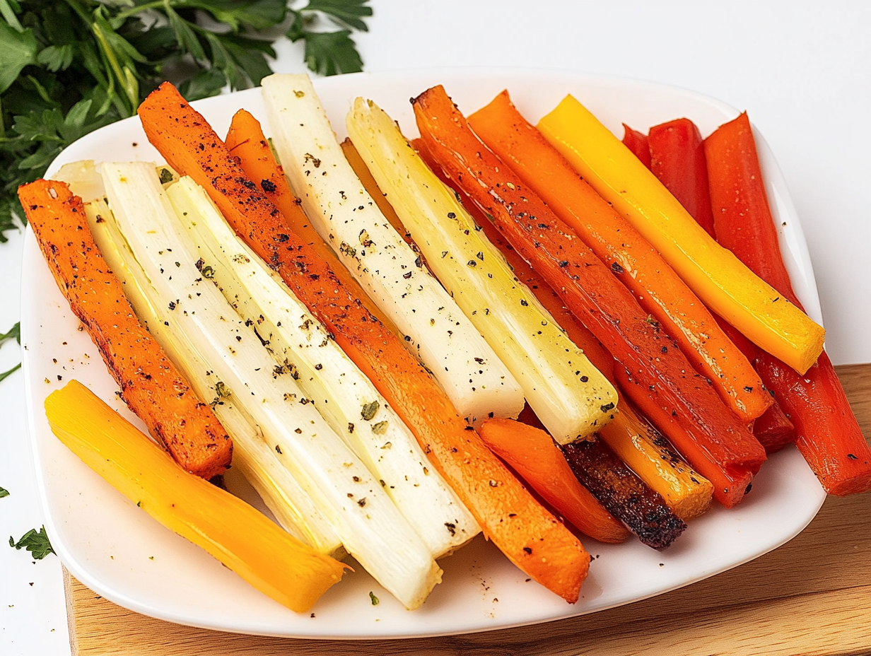 Gegrillte Gemüsesticks