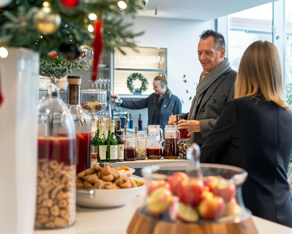 Christmas Classic Firmenweihnachtsfeier in Hamburg und Umgebung mit Buffet, Weihnachtsbar, Servicepersonal und Eventtechnik