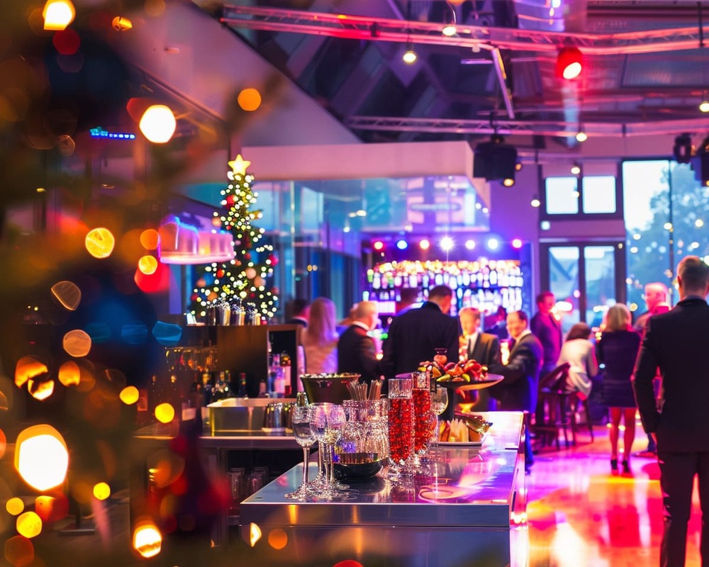 Christmas Premium Party Firmenweihnachtsfeier in Hamburg und Umgebung mit Weihnachtsbar, Barpersonal, Lichttechnik und Eventplanung