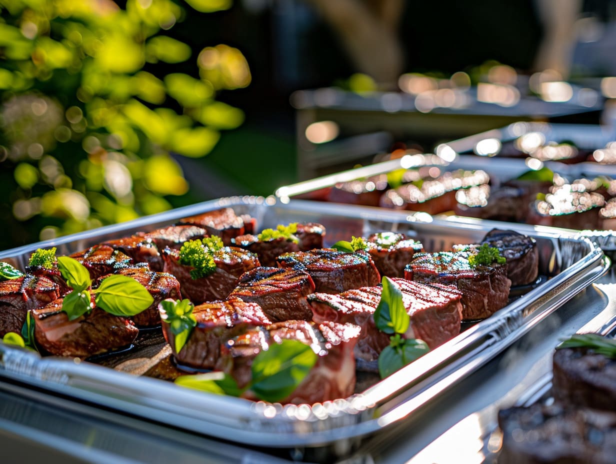 Hüftsteak – zart gegrilltes Rindersteak für Catering und Eventbuffets