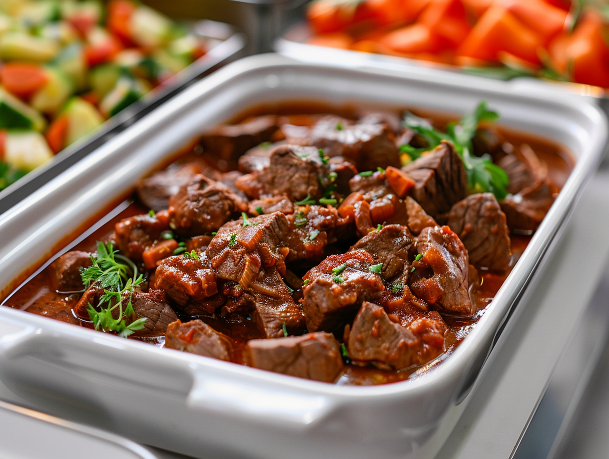 Traditionelles Rindergulasch