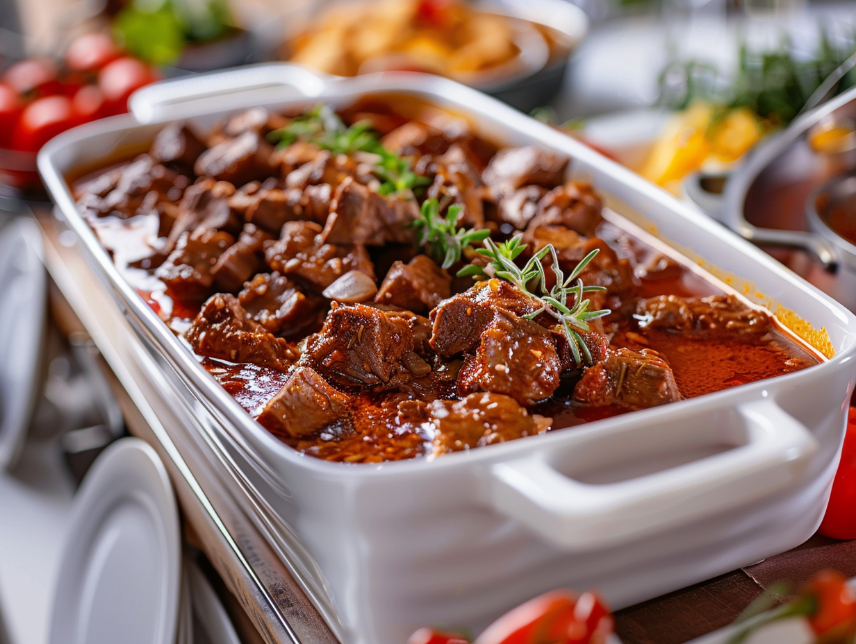 Traditionelles Rindergulasch