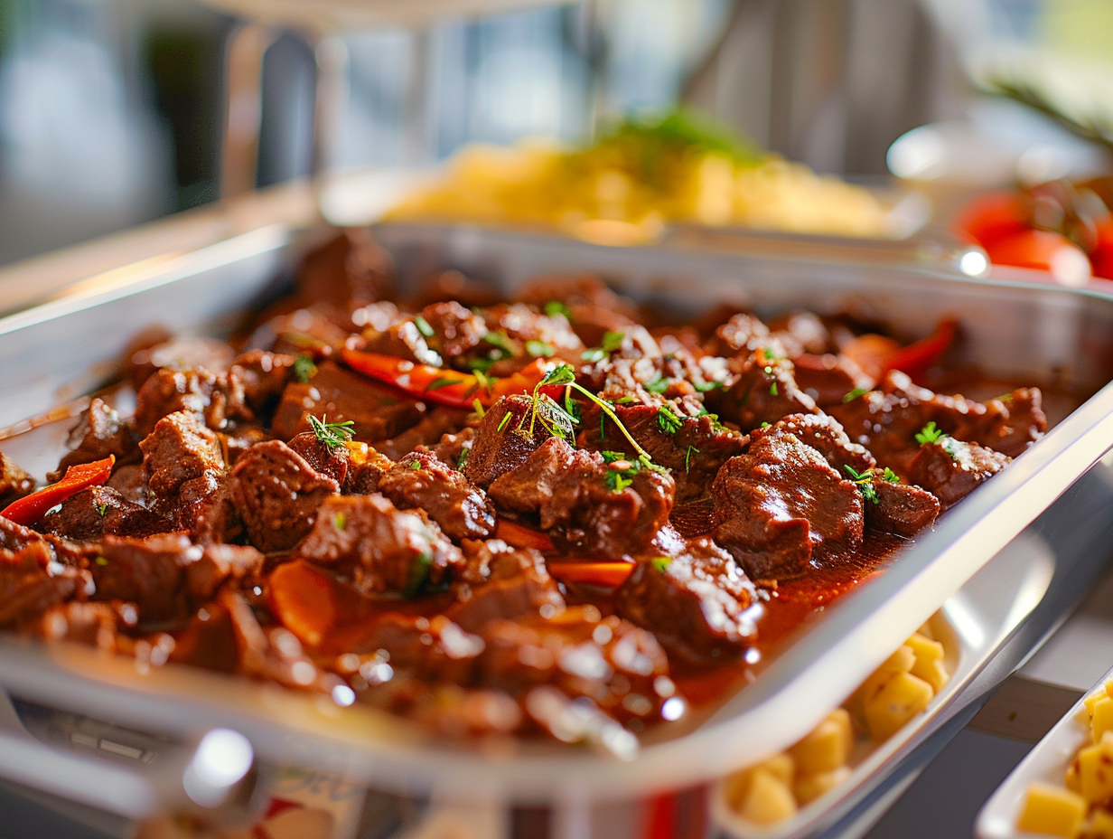 Traditionelles Rindergulasch