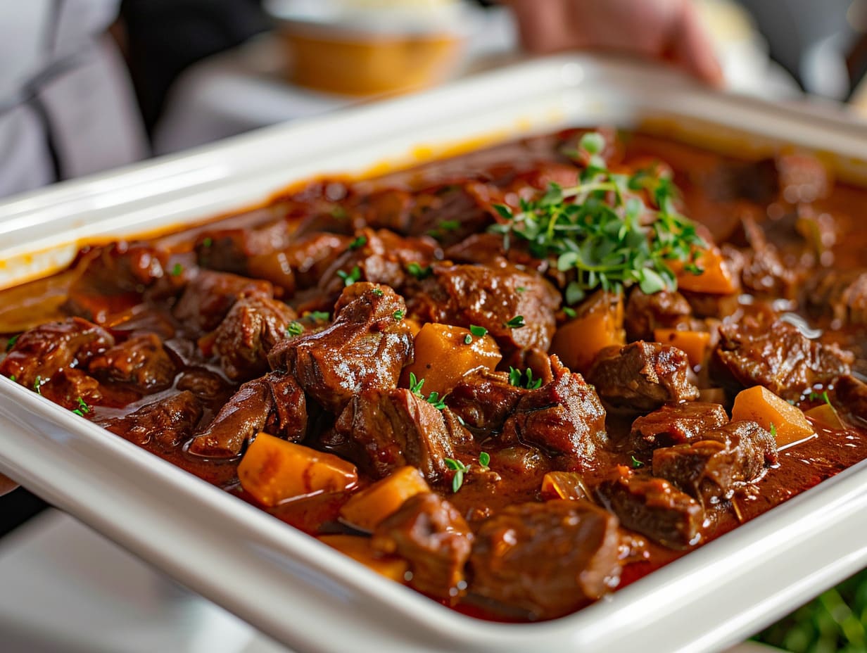 Traditionelles Rindergulasch