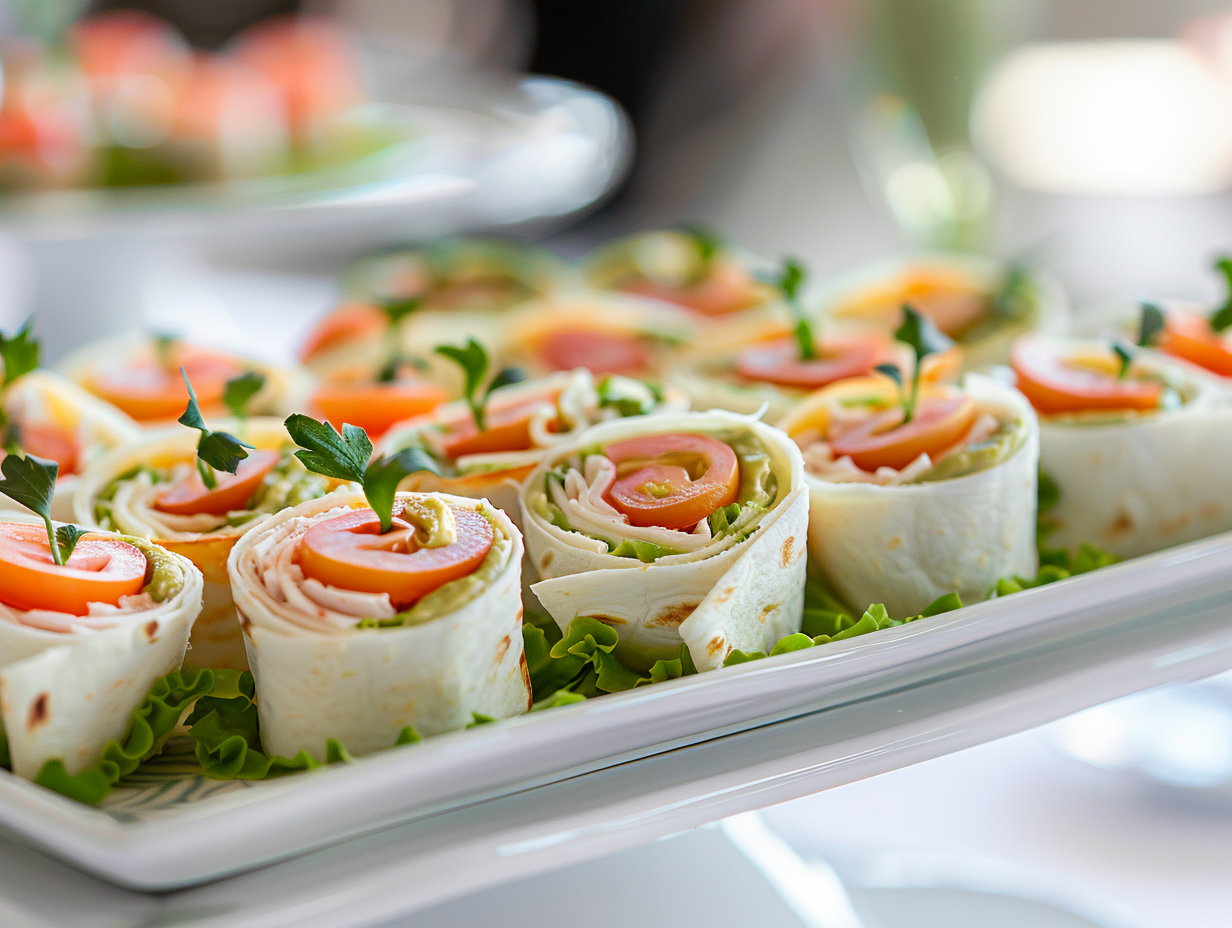 Mini Wrap mit hausgemachtem Avocado-Frischkäse
