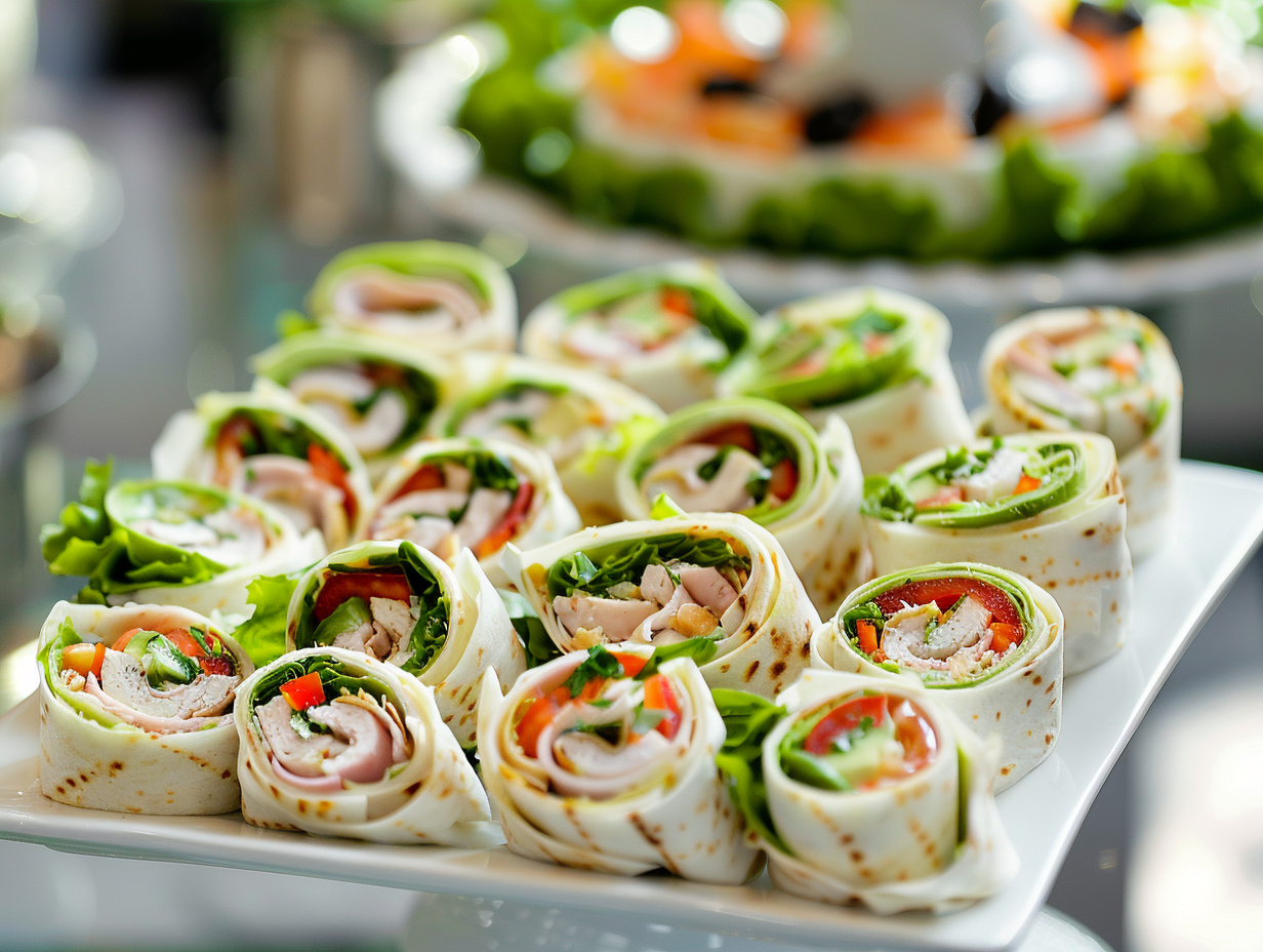 Mini Wrap mit hausgemachtem Avocado-Frischkäse