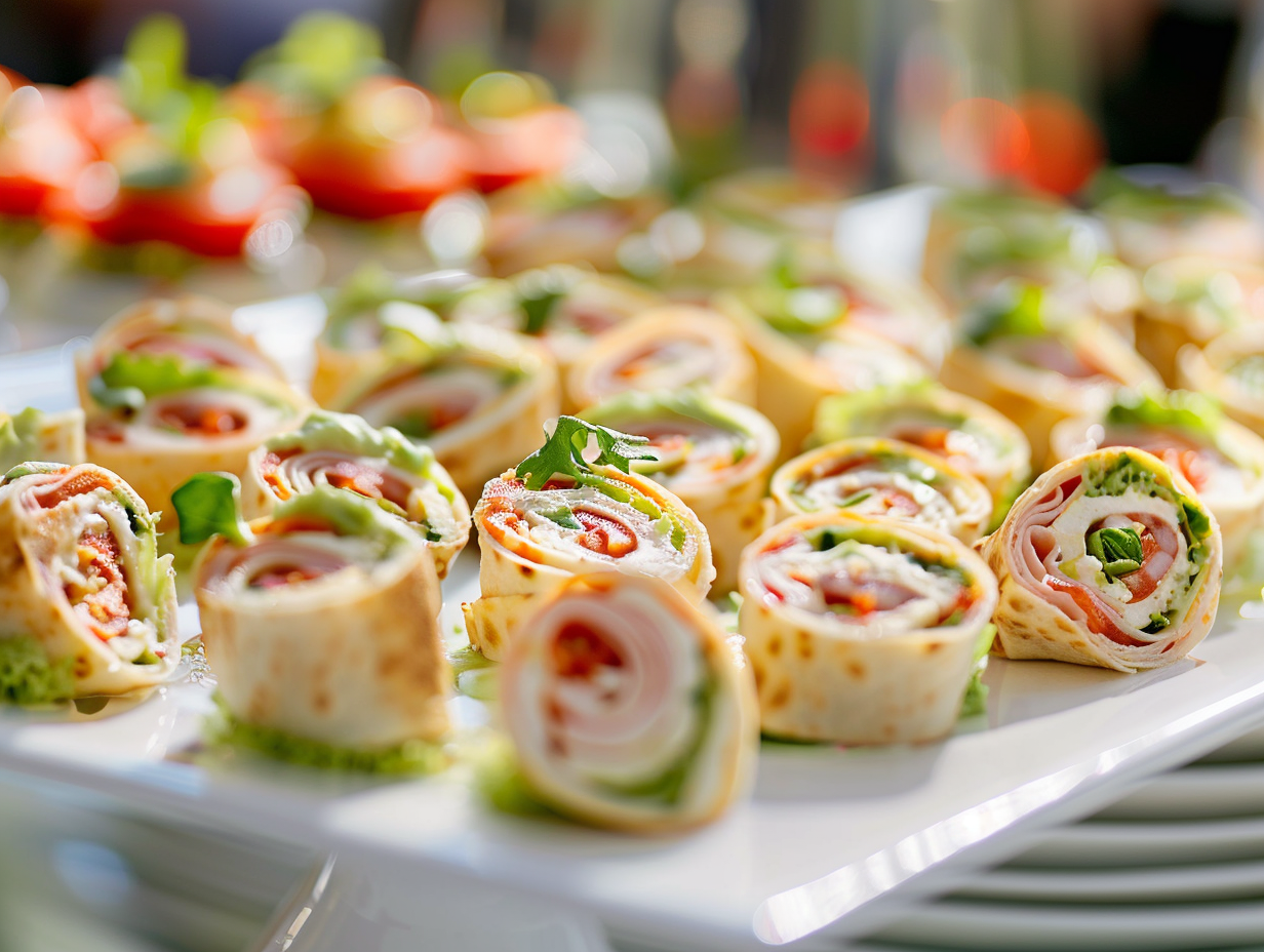 Mini Wrap mit hausgemachtem Avocado-Frischkäse