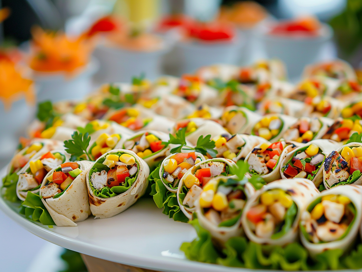 Mini Wrap mit Hähnchen