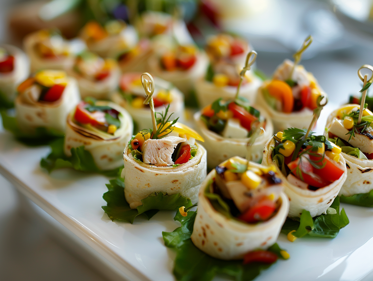 Mini Wrap mit Hähnchen