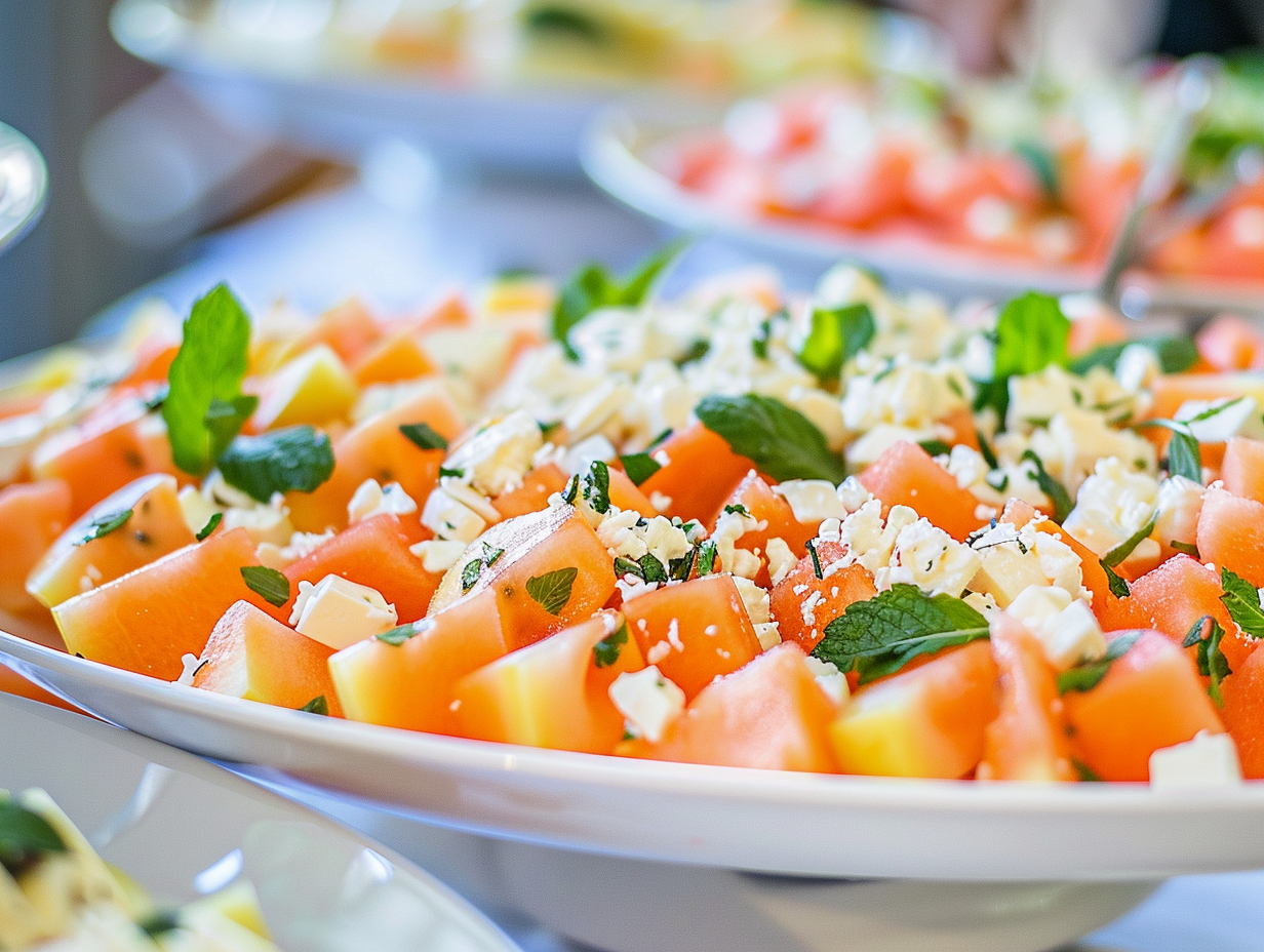 Melonen-Feta-Salat