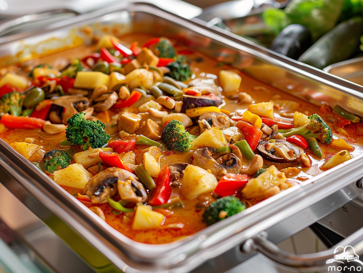 Veganes rotes Thai-Curry