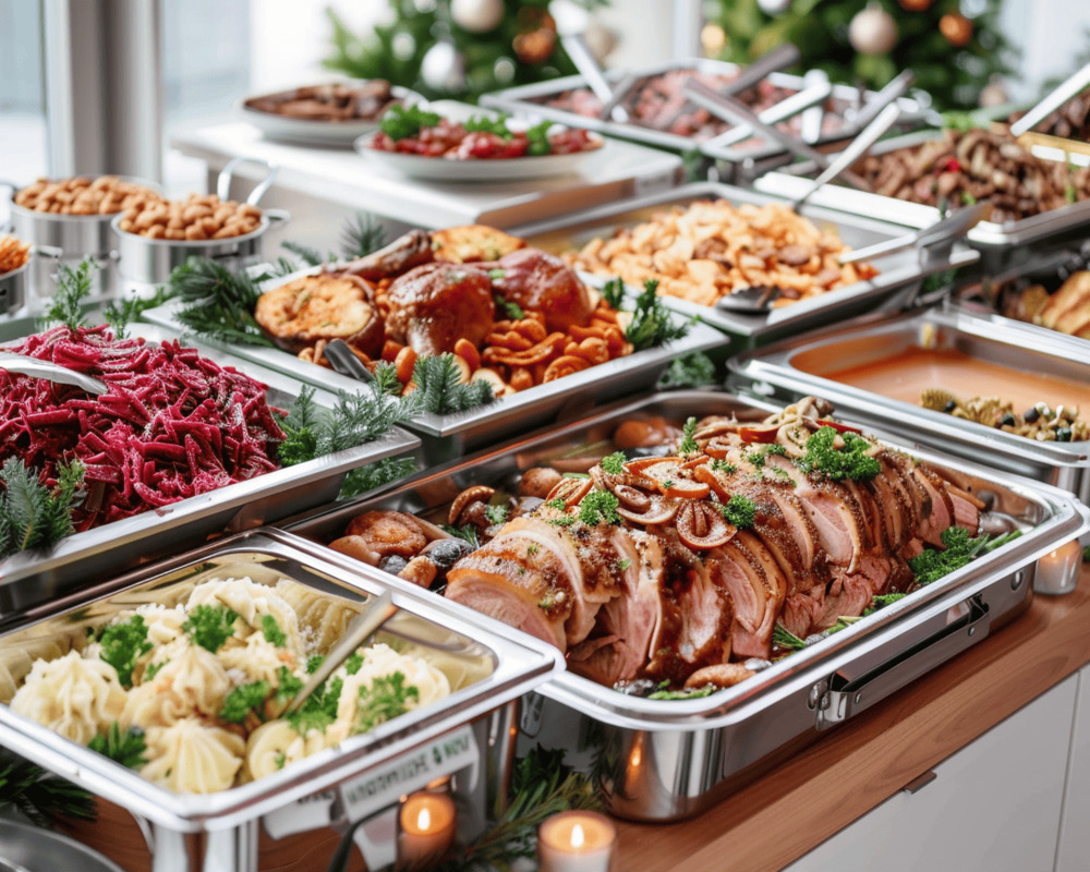 Weihnachtsbuffet Klassik für Firmen
