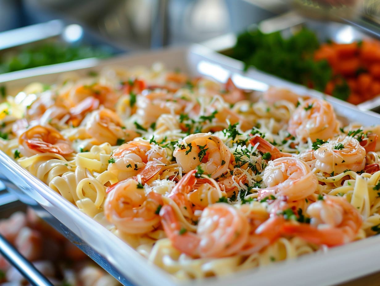 Pasta mit Garnelen