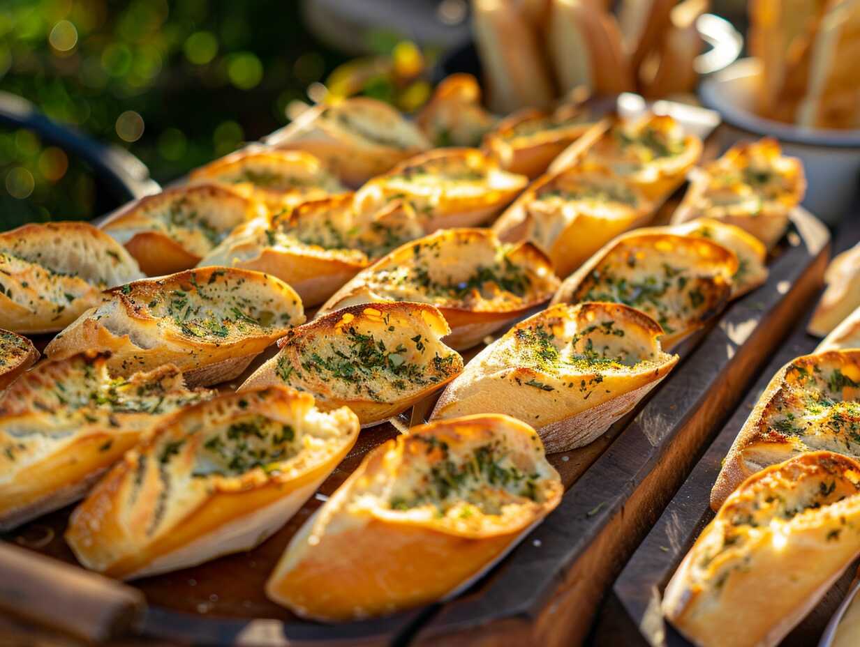 Kräuterbaguette vom Grill