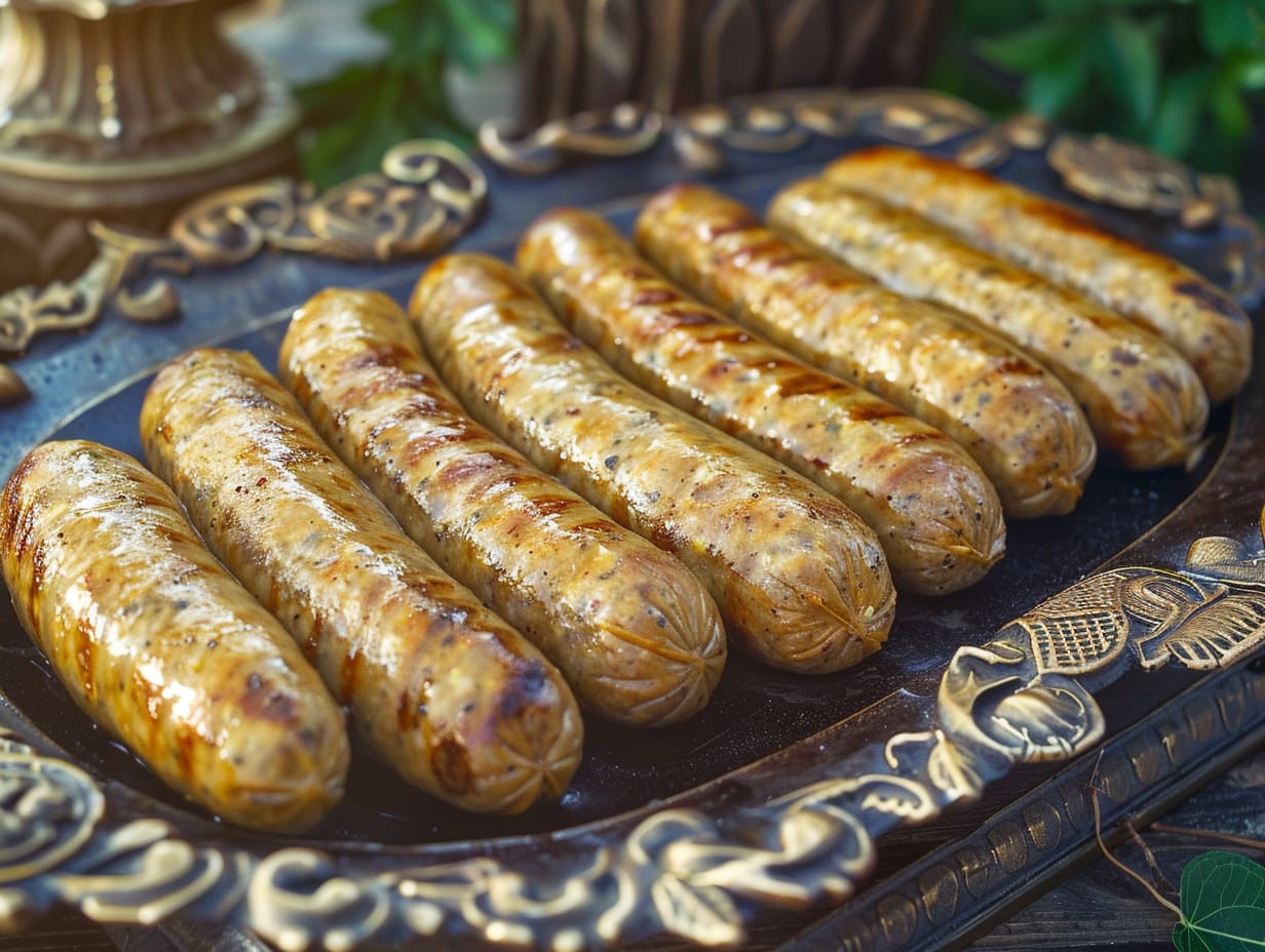 Vegane Bratwurst als pflanzliche Alternative für Grillfeste und Catering