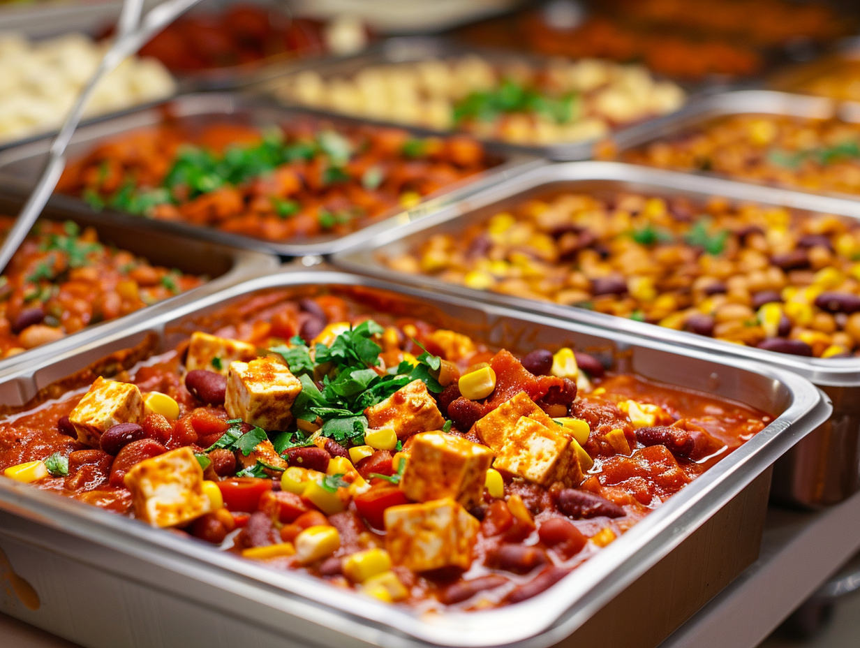 Veganes Chili con Tofu