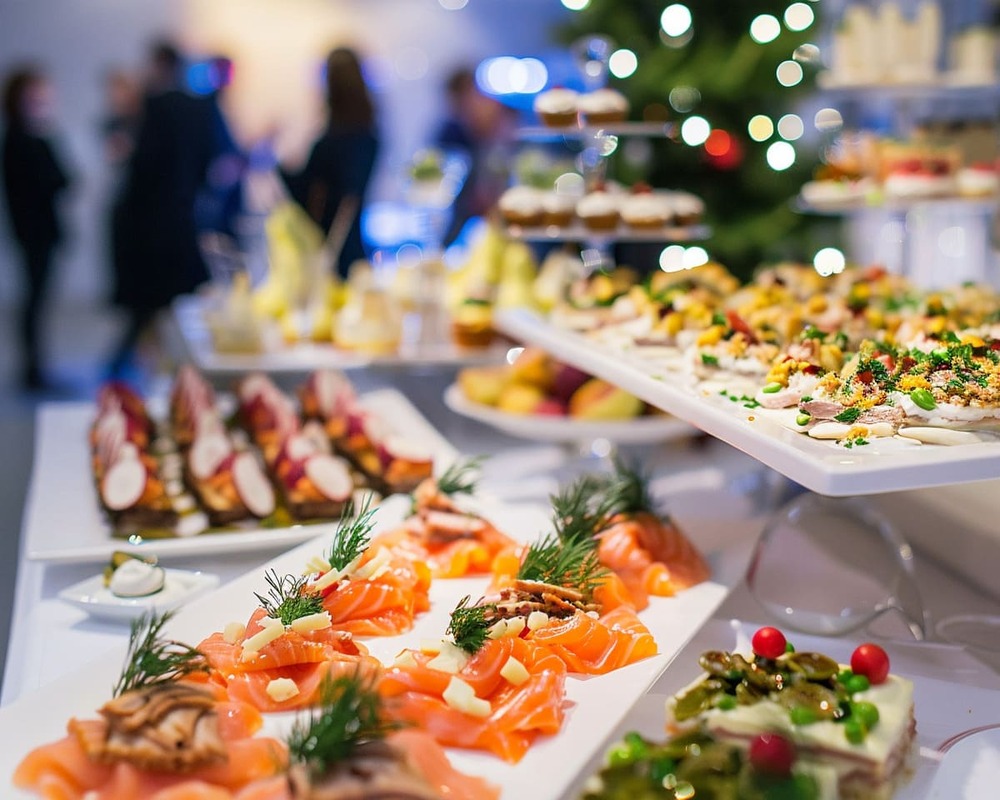 Weihnachtliches Fingerfood Festlich