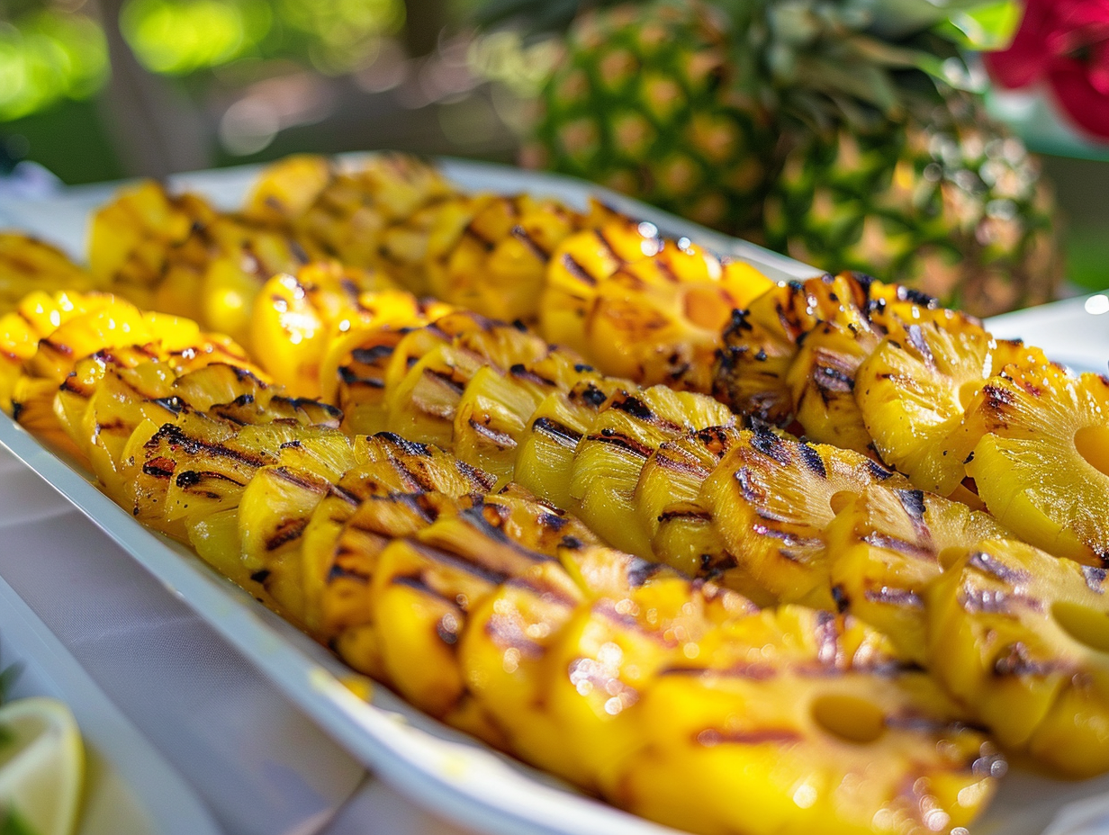 Gegrillte Ananas