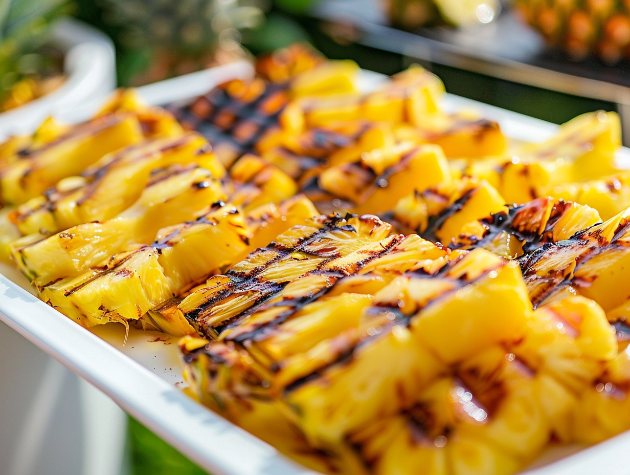 Gegrillte Ananas