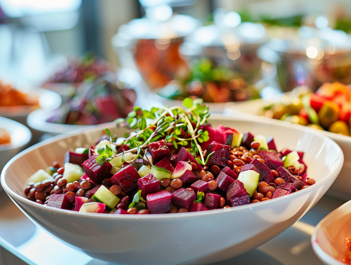 Rote-Bete-Linsen-Salat