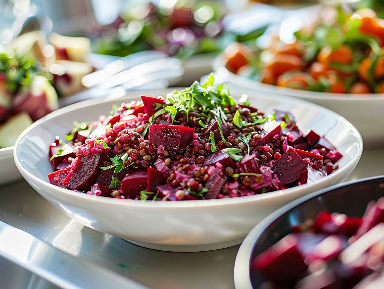 Rote-Bete-Linsen-Salat
