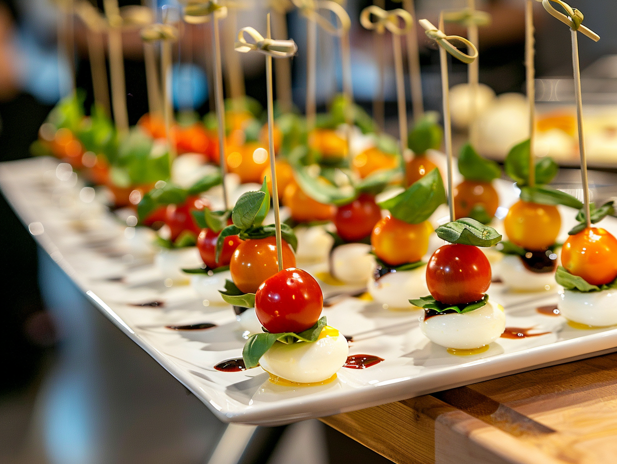 Tomate-Mozzarella-Spieße