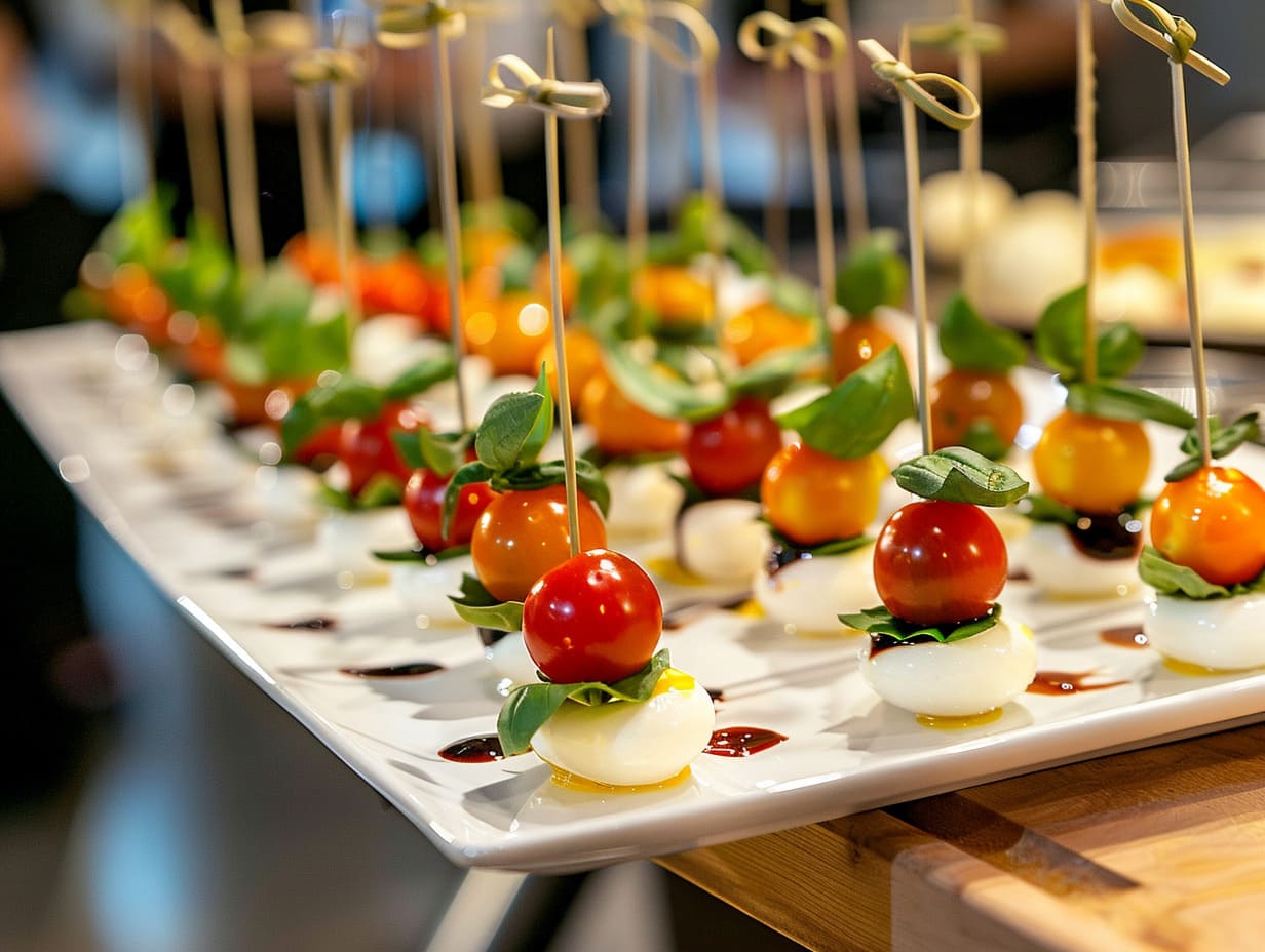 Tomate-Mozzarella-Spieße