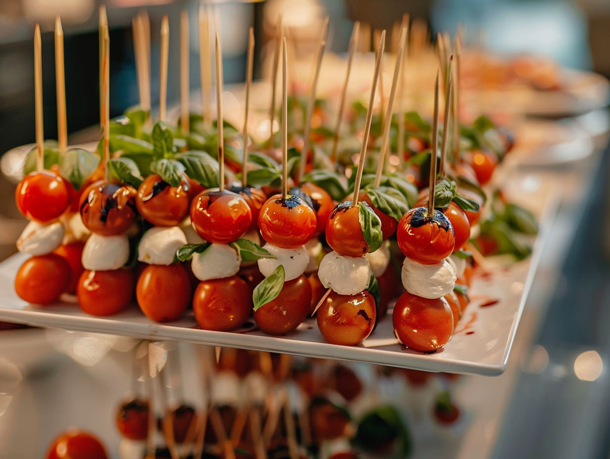 Tomate-Mozzarella-Spieße