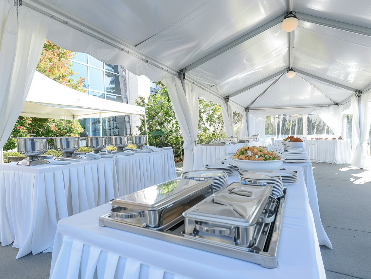 Cateringpaket 'Buffet Light' mit Vorspeisen und Hauptgerichten